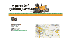 Desktop Screenshot of heitmantractorsalvage.com