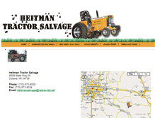 Tablet Screenshot of heitmantractorsalvage.com